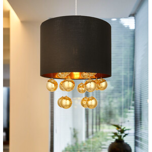 Gold Orb Droplets Pendant - Gold