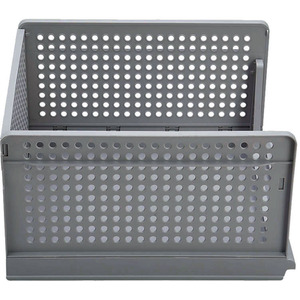 Storage Box Stackable Clothes Drawer Unit - Grey / 25cm by Kidkid