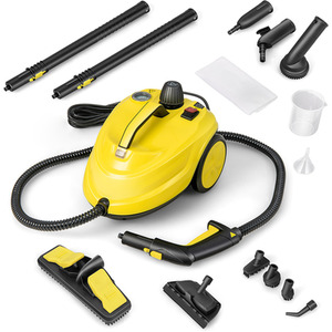 Costway 2000W Rolling Cleaning Machine Multipurpose Steam Cleaner - Yellow by Costway