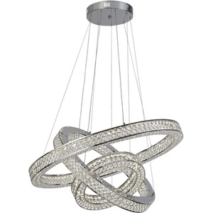 Bands 3 Light Pendant - Silver by Lighting Collection