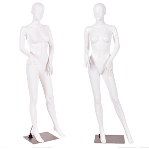 Female Mannequin Full Body Manikin - White by Costway
