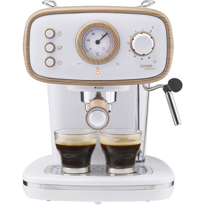 15-Bar Retro Espresso Coffee Machine by Cooks Professional