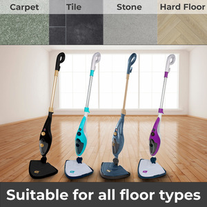 Neo 10 in 1 1500W Hot Steam Mop Cleaner and Hand Steamer - Black by Neo