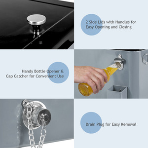 76L Rolling Cooler Cart by Costway