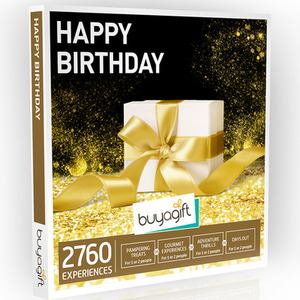 Happy Birthday Gift Experience Box - White by Buyagift
