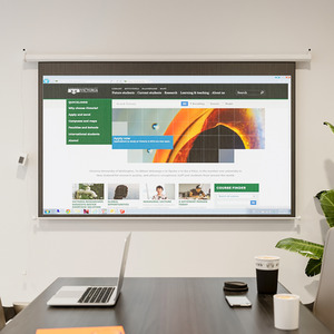 Electric Motorized Projector Screen by Livingandhome