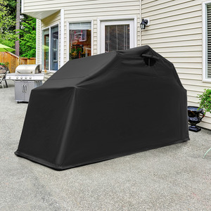 Motorcycle Tent Waterproof Motorbike Cover - Black by Costway