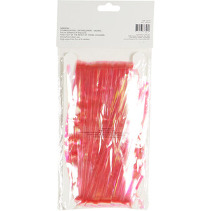 Pastel Party Tinsel Curtain - Red and Pink by My Party