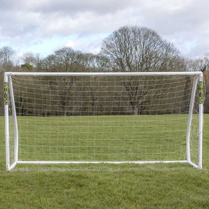 Strike Football Goal - White / 8x4 ft by Jack Stonehouse