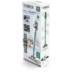 VL70 Flexi Cordless Vacuum Cordless 3 IN 1 Vacuum Cleaner - Blue by Tower