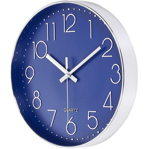 12-Inch Colourful Quartz Wall Clock by Livingandhome