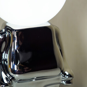 Astronaut Table Lamp - Silver