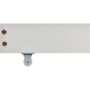 Bunk Bed for Kids with Adjustable Ladder and Slide - White by Abrihome