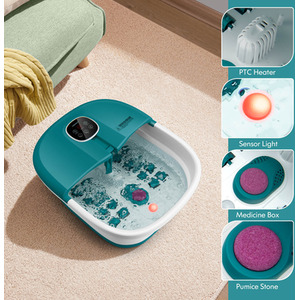 Foot Spa Bath Massager - Blue by Costway