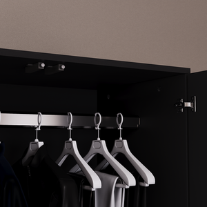 Vida Designs Glinton 3 Piece FSC Certified Bedroom Set - Black by Vida Designs