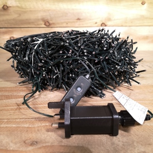 LED Multi Function Cluster Christmas Lights with Timer Facility - Multicolour by Samuel Alexander