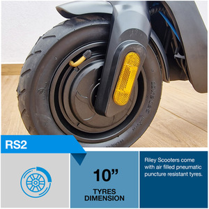 RS2 Electric Scooter - 350W - Black by Riley Scooters