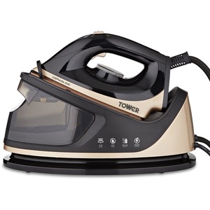 2700W Steam Generator with 1.2 Litre Capacity Water Tank - Black by Tower