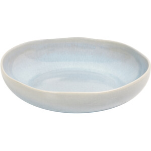 Reactive Glaze Pasta Plate - Blue