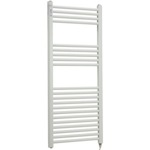 Stainless Steel Electric Towel Radiator Warmer - White / 120cm by Livingandhome