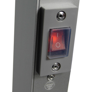 Electric Towel Warmer Rail 100W - Silver by Actiasgear