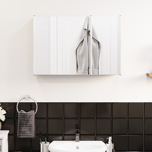 Tiano Stainless Steel Mirrored Cabinet - Steel / 3 by Vida Designs