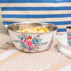 Pansy Picnic Bowl - 21.5cm - Cotton Pansy / 21.5cm by Billy Can