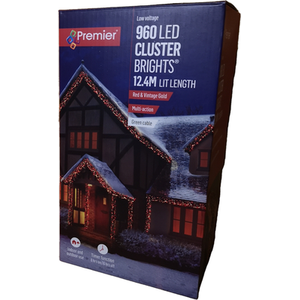 LED Cluster Multi Function Christmas Lights with Timer by Samuel Alexander