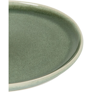 Juniper Reactive Glaze Green Side Plate - Green