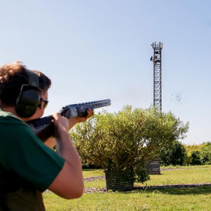 Clay Pigeon Shooting for Two with 100 Clays Gift Experience - Red by Find Me A Gift