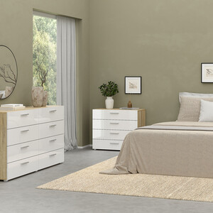 Pepe 3 Piece Bedroom Set - White Gloss