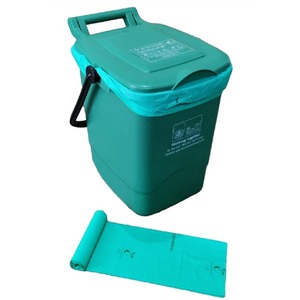 30L Compostable Food Waste Caddy Bags - Green by Groundsman