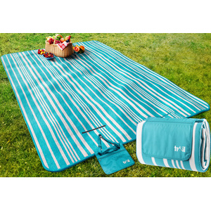 Large Picnic Rug Blanket - Turquoise / 300cm by Trail