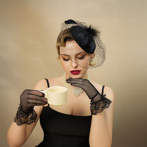 Formal Occasion Feathers Headband Hair Accessory by komore