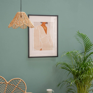 Vine Natural Flower Ceiling Pendant Shade - Natural by ValueLights