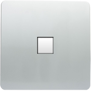 Trendiswitch 1 Gang Ethernet Connection Plate - Silver by Trendiswitch