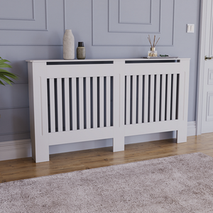 Chelsea Radiator Cover - White / 152cm by Vida Designs