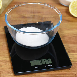 My Glass Platform Electric Scale - Black by My Kitchen
