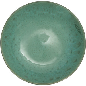 Salvie Reactive Glaze Serving Bowl - Green