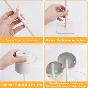 Extrastar LED Rechargeable Desk Lamp - White by Extrastar