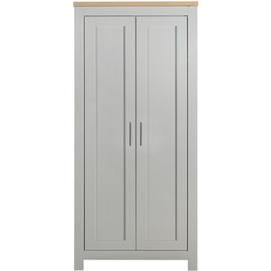 Wooden 4 Piece Furniture Set Wardrobe Chest of Drawers Bedsides Highgate - Grey by Birlea