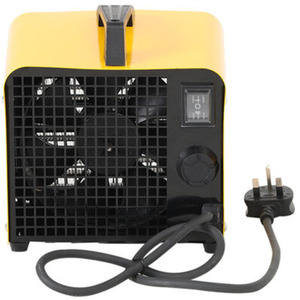 3KW Construction Thermostat Electric Heater - Yellow