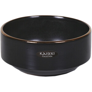Kaiseki Black Speckle Stoneware Bowl