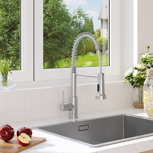 Stainless Steel Mixer Tap with Explosion-Proof Inner Tube by Livingandhome