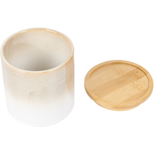 Large Reactive Glaze Canister - Pink