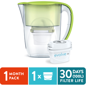 Oria Water 2.8L Filter Jug - Green / 1 pack by Aqua Optima