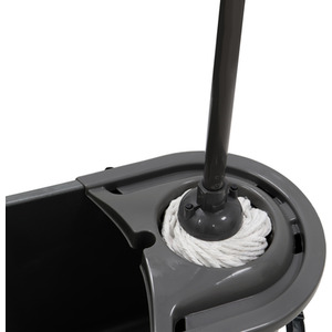 15 Litre Recycled Plastic Mop Bucket - Grey by JVL