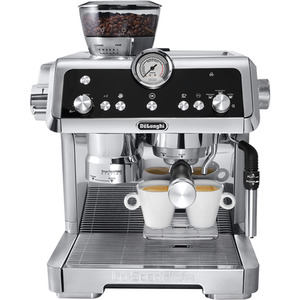 DeLonghi La Specialista Prestigio Bean to Cup Manual Coffee Machine - Silver by DeLonghi