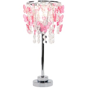 Pink Butterfly Table Lamp - Pink