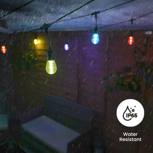 Smart RGBIC IP65 Festoon Lights - Black by ValueLights